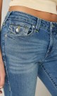 True Religion Arabella 'Becca mid rise' bootcut jeans thumbnail