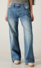 True Religion Medium wash 'Bobbi Baggy' vid loose jeans  thumbnail