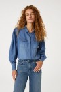 Fabienne Chapot Denim 'Fabienne' tencel/bomull/lin skjorte thumbnail