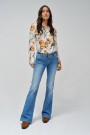 Salsa Denim Blue wonder push up flare jeans L32 thumbnail