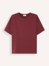 American Vintage bordeaux vintage 'Fiz02a' boxy 100% bomull jersey T-Shirt thumbnail