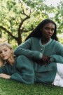 Ella&il Frosty Spruce mohair 'Fredrikke Chunky Cardigan' thumbnail