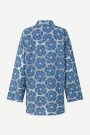 Samsøe Samsøe Blue flower 100% bomull 'Jimea Shirt' storskjorte  thumbnail