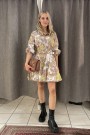 Hale Bob Ivory mønstret kjole '1zmb6173' Helt rå! thumbnail