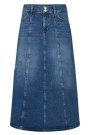 Mos Mosh Blue 'Janet Shane' a-skåret jeansskjørt thumbnail