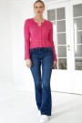 Lois Teal Stone 'Raval' - Leia Teal flare jeans L32 thumbnail