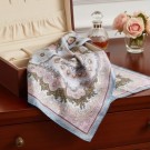 Endless Lys blå mønstret 'Bandana Viscose' skjerf thumbnail