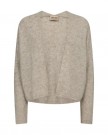 Mos Mosh Feather gray alpakkamix 'Thora Relax' stilren cardigan uten knapper thumbnail