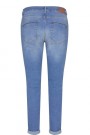 Mos Mosh Light blue 'Bradford Mavi' Jeans med toniton stikninger og opprulling thumbnail