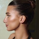 Timi of Sweden Zubi - Crystal Leaf Ear Climber Earrings thumbnail