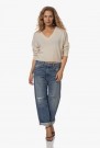 American Vintage Naturel cashmere/ull 'Rax18a' v-genser thumbnail