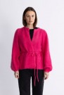 Ella&il Rasberry mohair 'Fredrikke Chunky Cardigan' thumbnail
