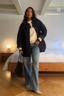 Fabienne Chapot After midnight blue 'Xander Jacket' polstret/vattert ytterjakke thumbnail