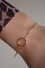 Enamel Copenhagen Gull 'double circle' armbånd thumbnail