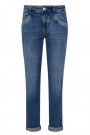 Mos Mosh Mis blue 'Naomi Grendel Jeans' jeans med dekor ved lomme thumbnail