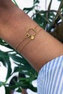 Enamel Copenhagen Gull 'double circle' armbånd thumbnail