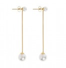 Timi of Sweden - Estelle - Pearl Chain Earrings Stainless Steel thumbnail