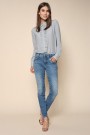 Mos Mosh Denim Blue jeans 'Naomi Punto Jeans' med sølvpynt thumbnail