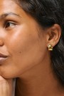 Enamel Copenhagen Gullforgylt sterling sølv 'Ziva' hoops thumbnail