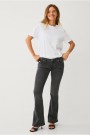 True Religion Charcol grey low rise 'Joey' flare jeans thumbnail