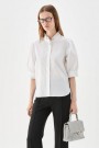 Busnel Hvit bomull poplin 'Mica Blouse'  thumbnail