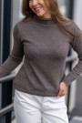 Amuse Choko 100% cashmere 'Martine' tynn genser med ledig turtleneck thumbnail