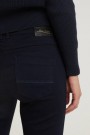 Mos Mosh Dark navy 'Naomi Deep Blue' jeans med ton i ton stikninger thumbnail