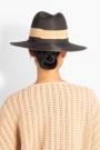 Hést Jet black 'Allesandra' stråhatt thumbnail