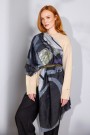 Katrin Uri 'Deep Sea Scarf' cashmere/bomull/ull skjerf thumbnail