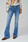 Salsa Denim Blue wonder push up flare jeans L32 thumbnail
