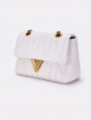 Vicolo Ecru 'Belleville Bag Small' veske i vattert kalveskinn thumbnail