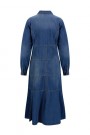 Katrin Uri Dark blue 'Provence' 100% tencel kjole thumbnail