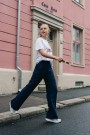 Ella&il Navy 'Molly Linen Pants' vid linbukse thumbnail