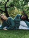 Ella&il Frosty Spruce mohair 'Fredrikke Chunky Cardigan' thumbnail