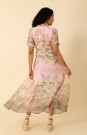 Hale Bob Rosamønstret Haley Organza long Dress thumbnail