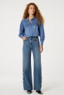 Fabienne Chapot Denim 'Fabienne' tencel/bomull/lin skjorte thumbnail