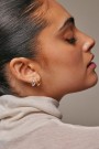 Enamel Copenhagen Gullforgylt sterling sølv 'Gianna small' Hoops thumbnail