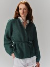 Ella&il Frosty Spruce mohair 'Fredrikke Chunky Cardigan' thumbnail