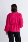 Ella&il Rasberry mohair 'Fredrikke Chunky Cardigan' thumbnail