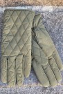 Markberg Sort 'Toka Glove' Vannavstøtende quiltet hansker med ullfór thumbnail