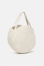 Fabienne Chapot Cream white 'Bonnie Mini Heart Bag' bomull liten bag med hjerte thumbnail