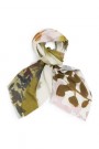 Katrin Uri 'Olive Yards Scarf' mykt cashmere-all-bomull skjerf thumbnail