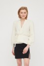 Ella&il Bright white mohair 'Fredrikke Chunky Cardigan' thumbnail