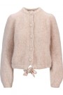 Ella&il Lys Beige Melert Cardigan Franca Chunky Cardigan thumbnail