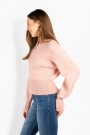 Hést Rose smoke 'Martha short' cardigan med zip thumbnail