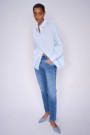 Mos Mosh Mis blue 'Naomi Grendel Jeans' jeans med dekor ved lomme thumbnail