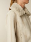 Beaumont Offwhite faux fur 'Yuki' jakke som er vendbar thumbnail