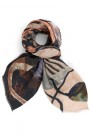 Katrin Uri 'Wall Art Scarf' cashmere/bomull/ull skjerf thumbnail