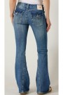 True Religion Arabella 'Joey Low Rise' flare jeans med søm langs ben og flapslommer thumbnail