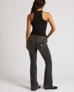 True Religion Charcol grey low rise 'Joey' flare jeans thumbnail